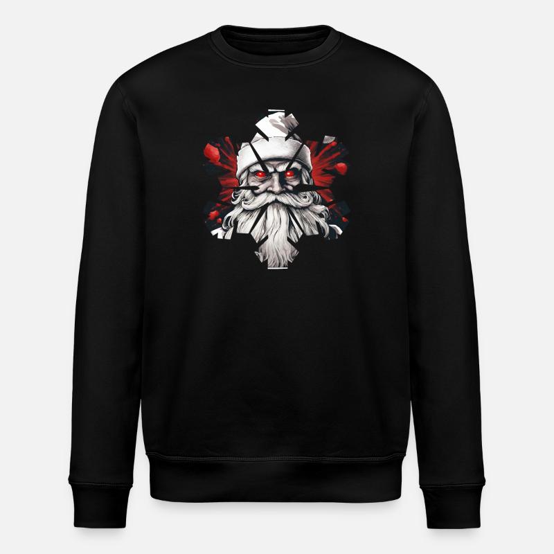 MAUVAIS PÈRE NOËL - Sweat bio ROLLER Stanley/Stella Unisexe - noir