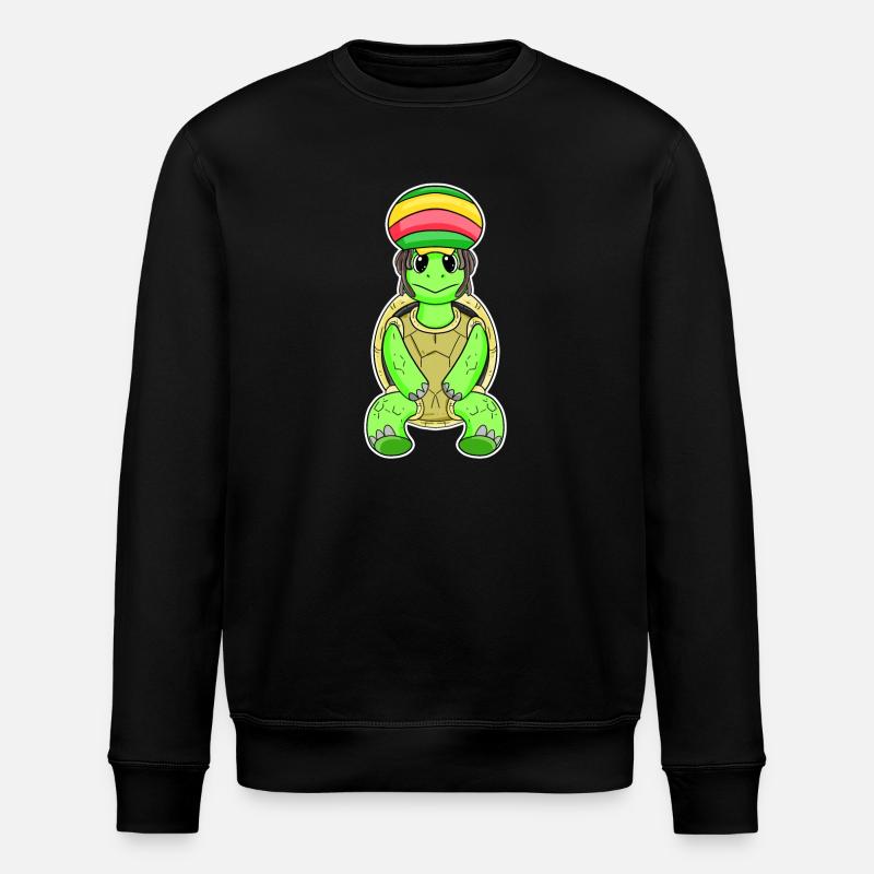 Tortue Rasta - Sweat bio ROLLER Stanley/Stella Unisexe - noir