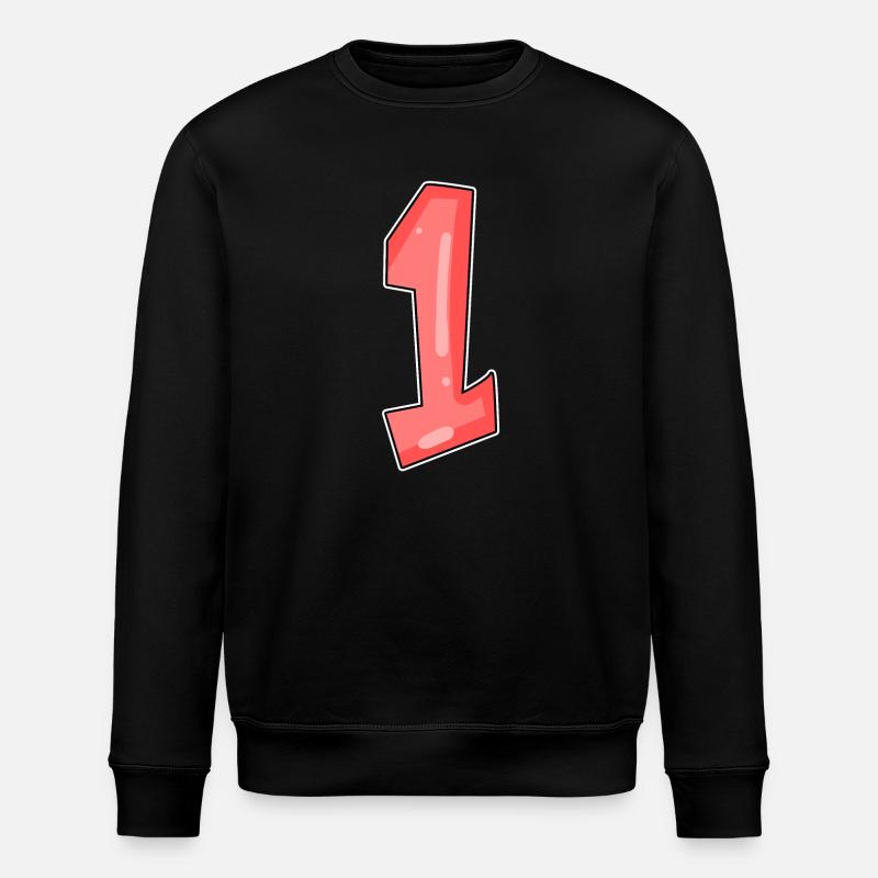 1 rouge - Sweat bio ROLLER Stanley/Stella Unisexe - noir