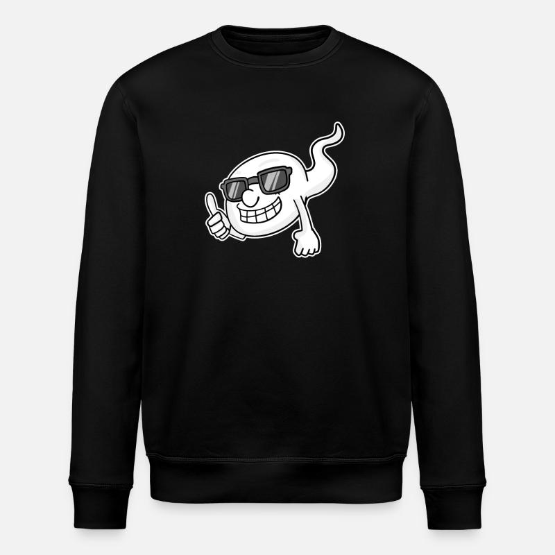 with sunglasses - Stanley/Stella ROLLER Unisex Organic Sweatshirt - black