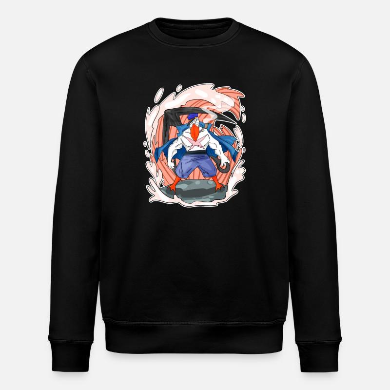 Gull - Stanley/Stella ROLLER Unisex Organic Sweatshirt - black