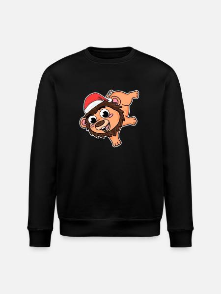 Leo Christmas - Stanley/Stella ROLLER Unisex Organic Sweatshirt - black