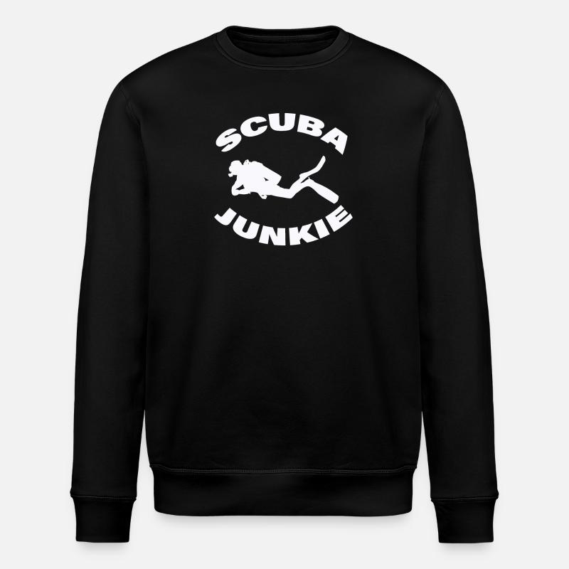 ACCRO À LA PLONGÉE SOUS-MARINE - Sweat bio ROLLER Stanley/Stella Unisexe - noir