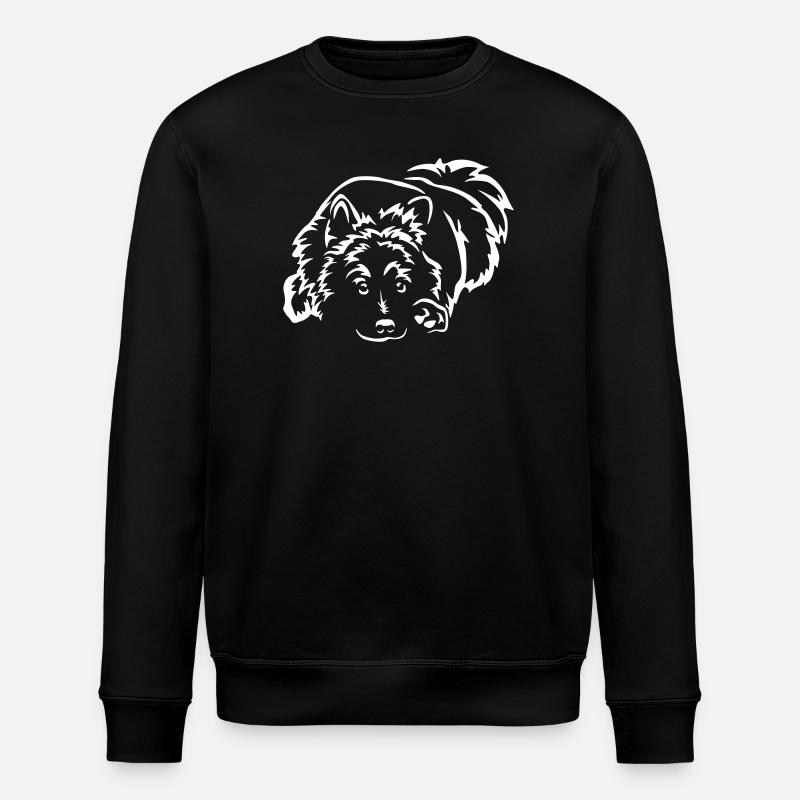 Eurasier "Black Edition" - Stanley/Stella ROLLER Unisex Organic Sweatshirt - black