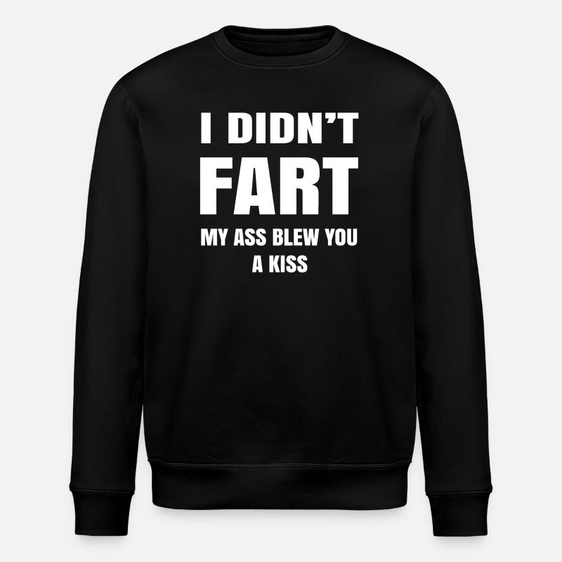 Bold Humor Insult Graphic Tee - Stanley/Stella Unisex Bio-Sweatshirt ROLLER - Schwarz