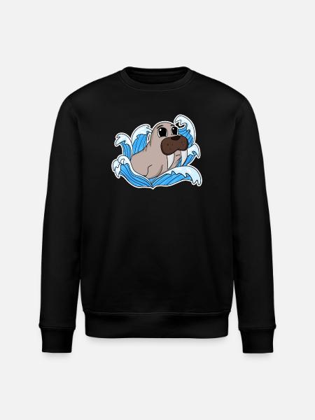 Sceau de morse - Sweat bio ROLLER Stanley/Stella Unisexe - noir