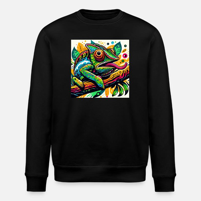 Caméléon - Sweat bio ROLLER Stanley/Stella Unisexe - noir