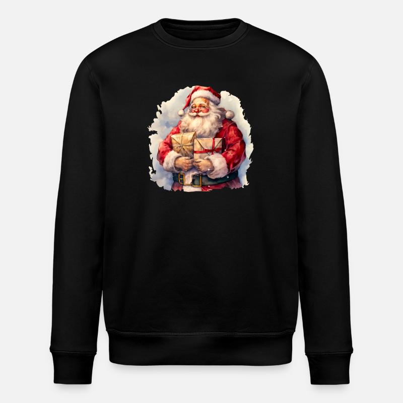 Aquarelle avec cadeaux - Sweat bio ROLLER Stanley/Stella Unisexe - noir