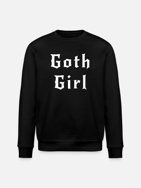 Gothic-Mädchen, Geschenk für Gothic-Mädchen oder -Frau - Stanley/Stella Unisex Bio-Sweatshirt ROLLER - Schwarz