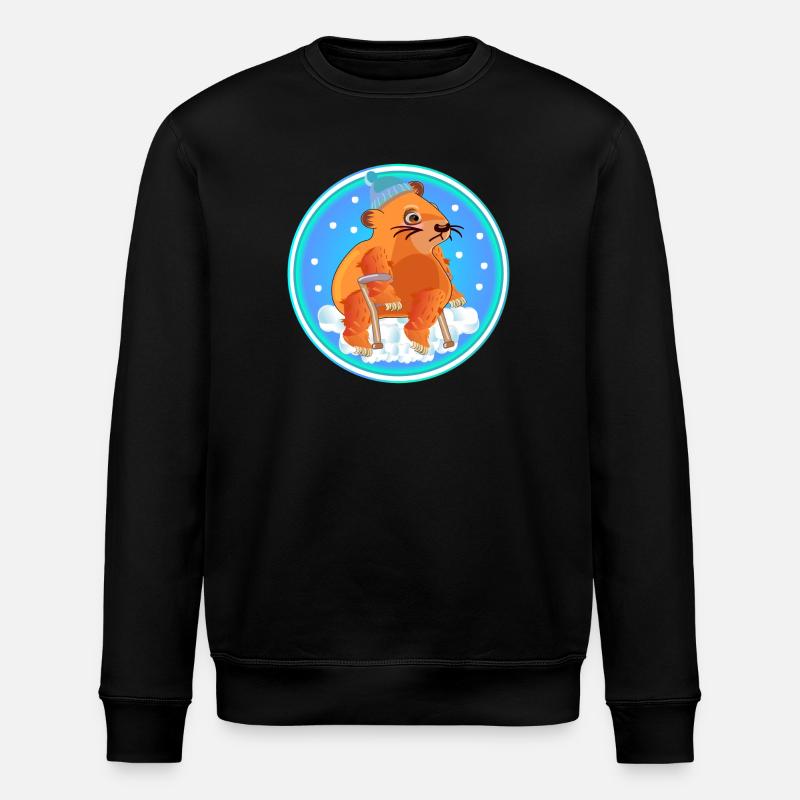 Rétablissez-vous vite - RECOVERY WALKER CAPYBARA - Sweat bio ROLLER Stanley/Stella Unisexe - noir