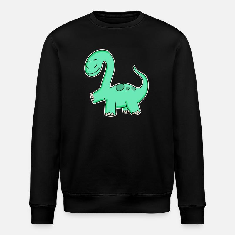 Dino - Stanley/Stella Unisex Bio-Sweatshirt ROLLER - Schwarz