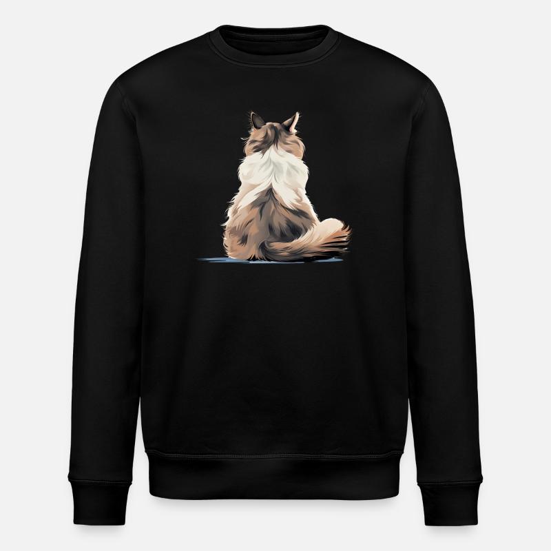 Ragdoll - Stanley/Stella Unisex Bio-Sweatshirt ROLLER - Schwarz