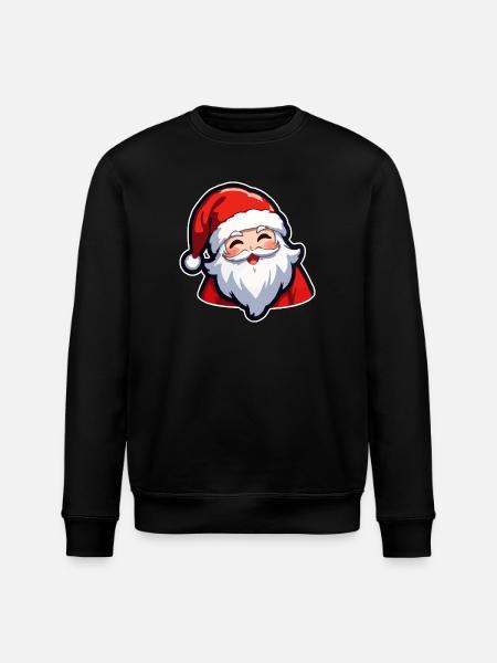 Weihnachtsmann - Stanley/Stella Unisex Bio-Sweatshirt ROLLER - Schwarz