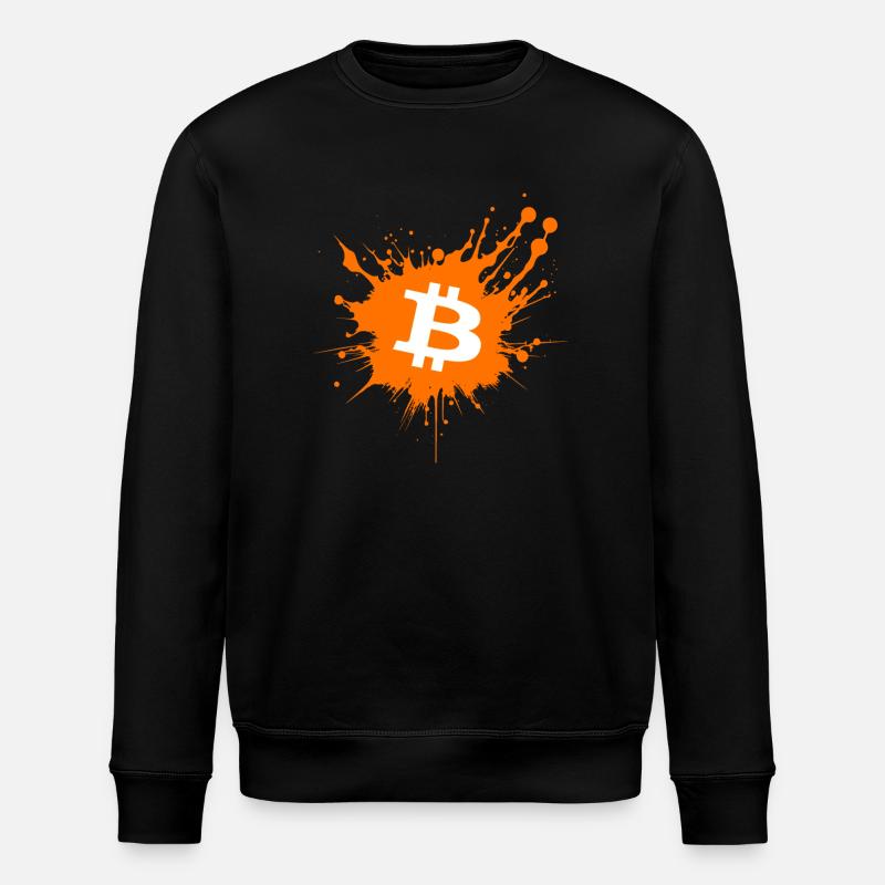 Bitcoin Crypto Cryptocurrency Splash - Sweat bio ROLLER Stanley/Stella Unisexe - noir