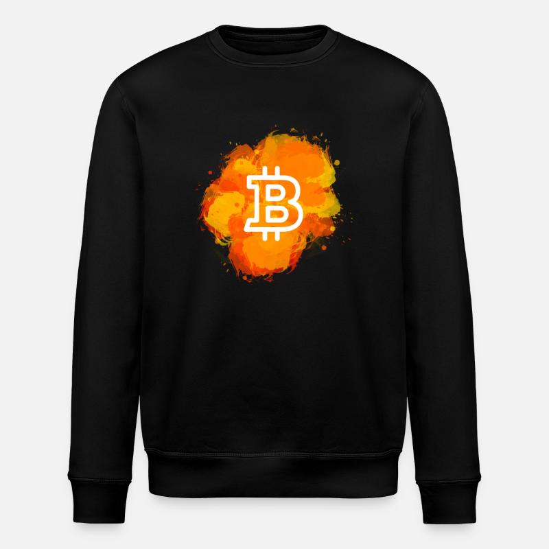 Bitcoin Crypto Cryptocurrency Splash - Sweat bio ROLLER Stanley/Stella Unisexe - noir