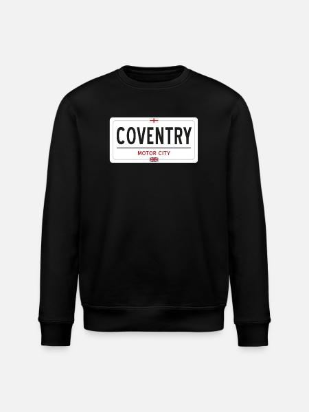 Coventry place sign - Stanley/Stella ROLLER Unisex Organic Sweatshirt - black