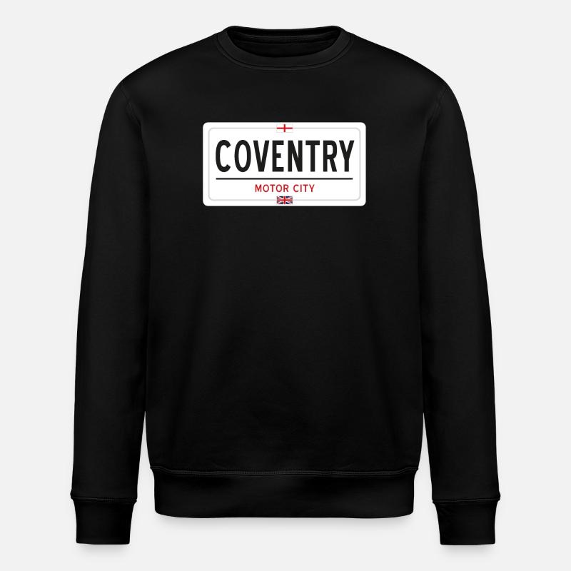 Panneau de place de Coventry - Sweat bio ROLLER Stanley/Stella Unisexe - noir