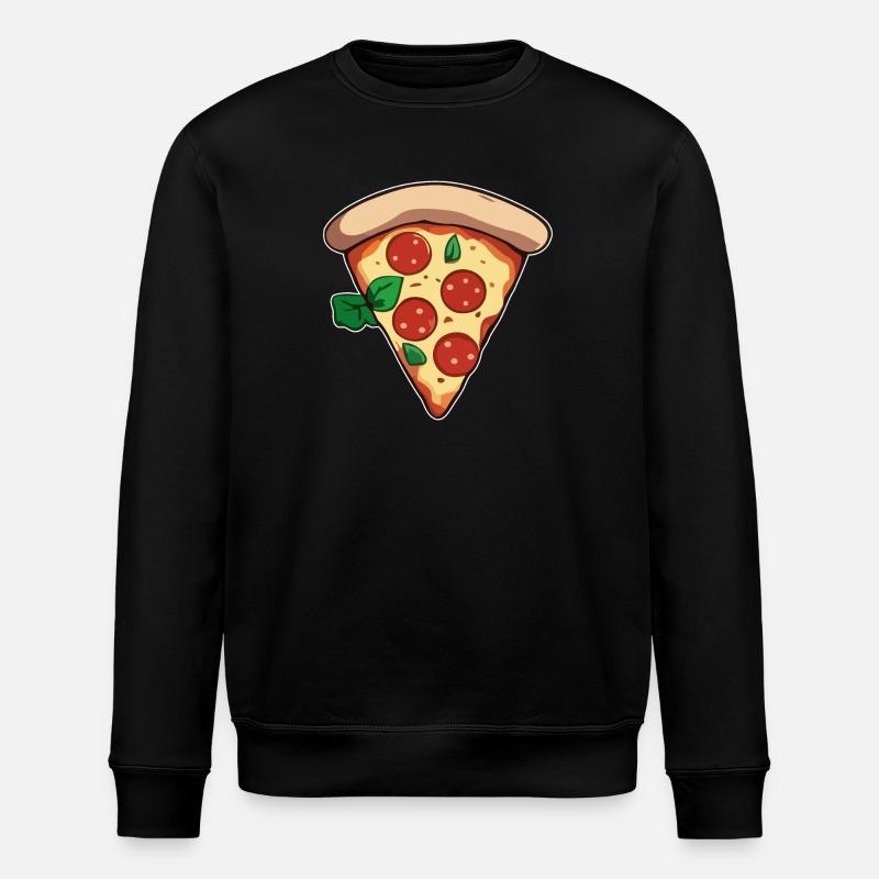 Pizza - Stanley/Stella Unisex Bio-Sweatshirt ROLLER - Schwarz