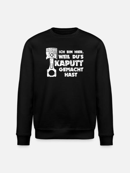 Mechaniker Job Arbeiter Workaholic Statement - Stanley/Stella Unisex Bio-Sweatshirt ROLLER - Schwarz