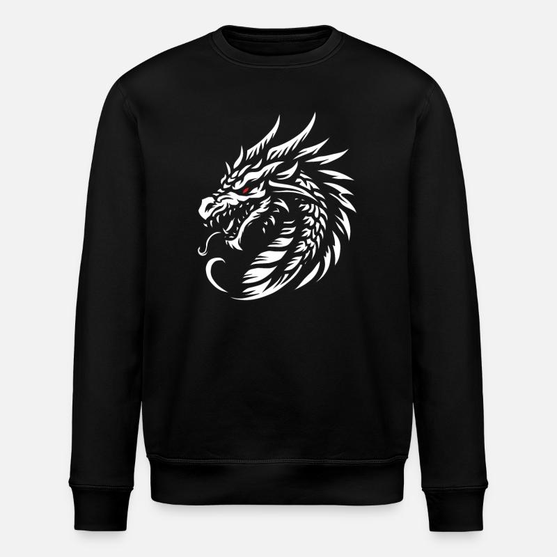 Dragonemblem - Stanley/Stella Unisex Bio-Sweatshirt ROLLER - Schwarz