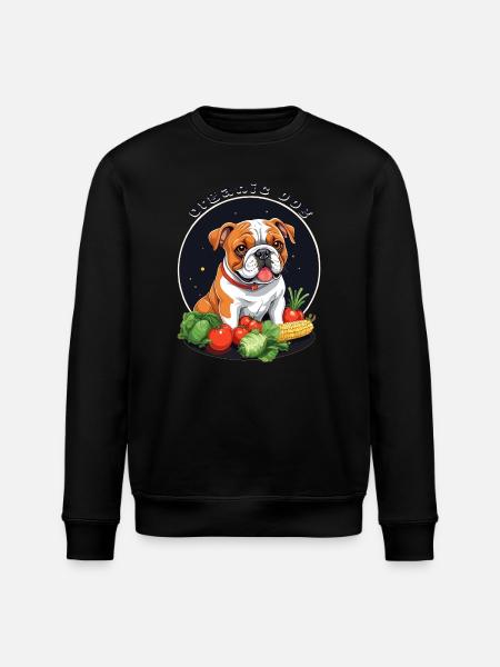 Organic Dog - Stanley/Stella ROLLER Unisex Organic Sweatshirt - black