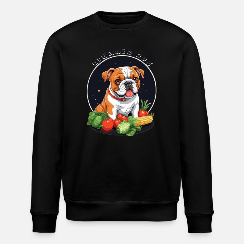 Bio Hund - Stanley/Stella Unisex Bio-Sweatshirt ROLLER - Schwarz