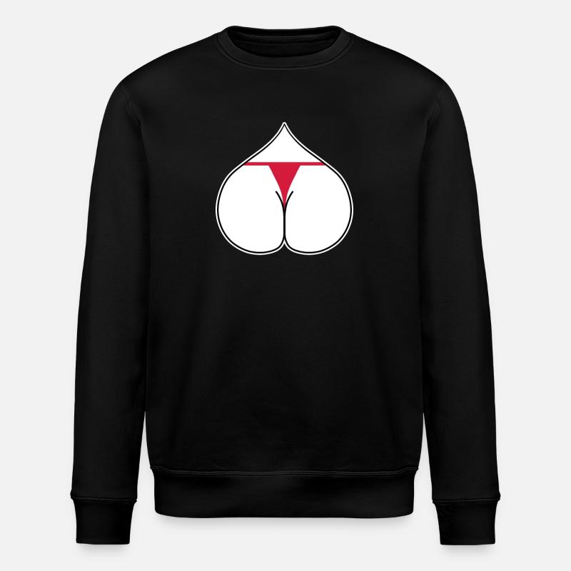 Cul Coeur Amour - Sweat bio ROLLER Stanley/Stella Unisexe - noir