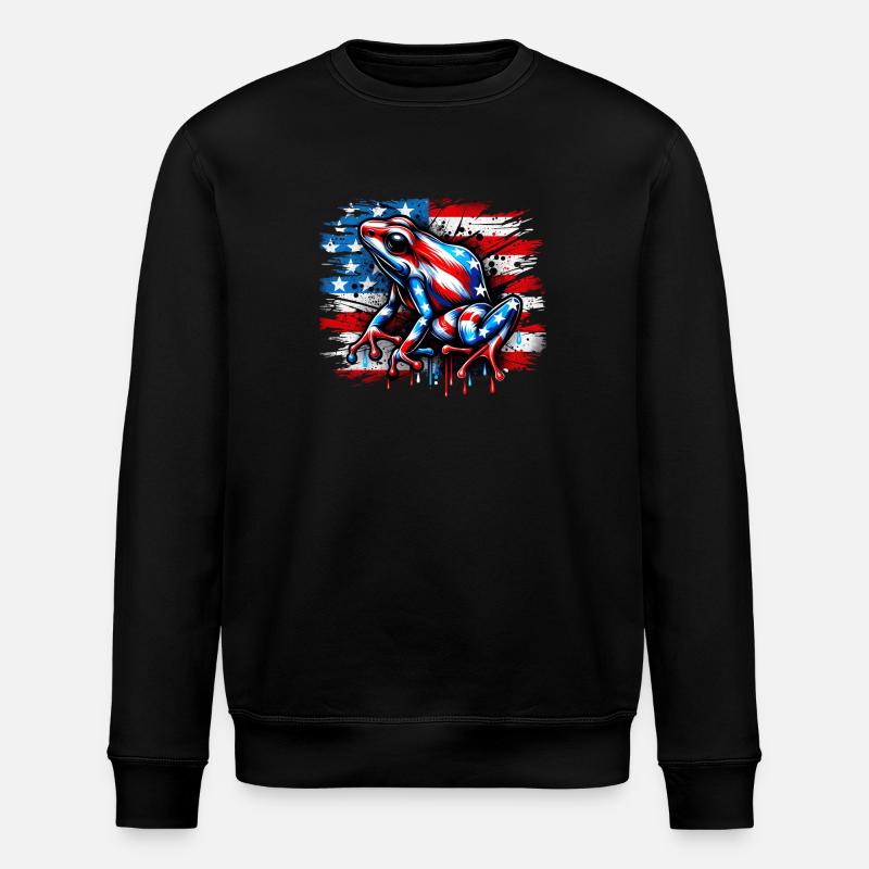 Poison Dart Frog, États-Unis - Sweat bio ROLLER Stanley/Stella Unisexe - noir