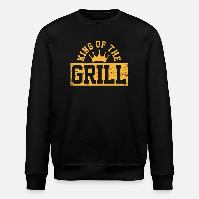 Grillen BBQ - Stanley/Stella Unisex Bio-Sweatshirt ROLLER - Schwarz