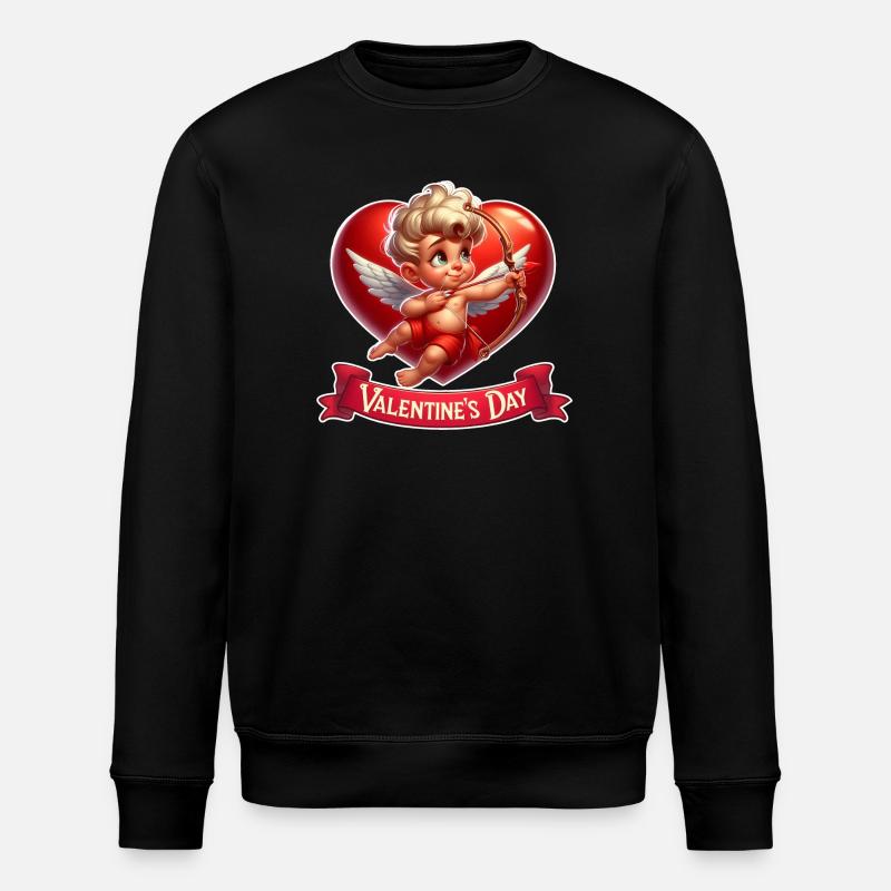 Saint Valentin - Sweat bio ROLLER Stanley/Stella Unisexe - noir