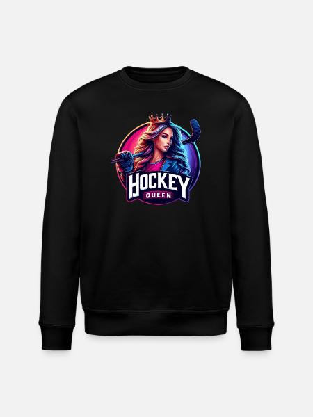 Hockey Queen Mädchen - Stanley/Stella Unisex Bio-Sweatshirt ROLLER - Schwarz
