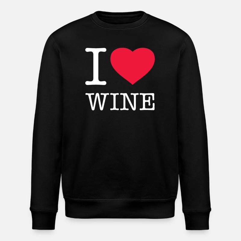 J’AIME LE VIN Wein - Sweat bio ROLLER Stanley/Stella Unisexe - noir
