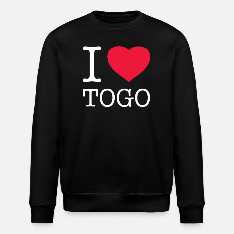 J’AIME LE TOGO - Sweat bio ROLLER Stanley/Stella Unisexe - noir