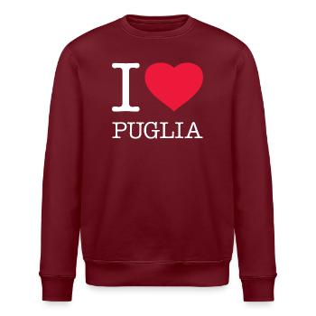 J’AIME LES POUILLES Pouilles Pouilles - Sweat bio ROLLER Stanley/Stella Unisexe - bordeaux - Devant - Nik (191cm)