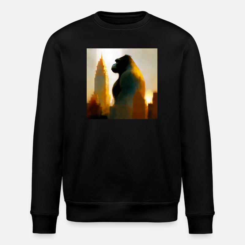 Gorille 02 - Sweat bio ROLLER Stanley/Stella Unisexe - noir