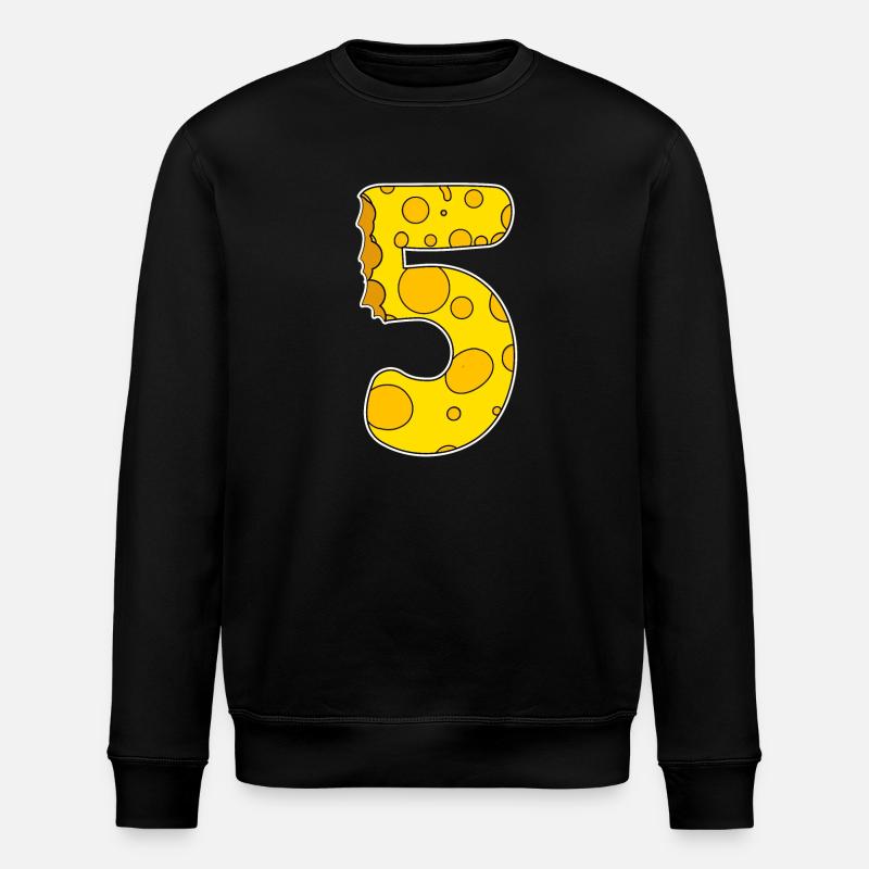Numéro 5 - Cinq - Sweat bio ROLLER Stanley/Stella Unisexe - noir