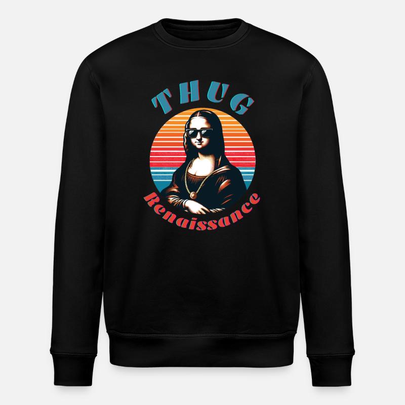 Mona hipster à l’ambiance rétro - Sweat bio ROLLER Stanley/Stella Unisexe - noir