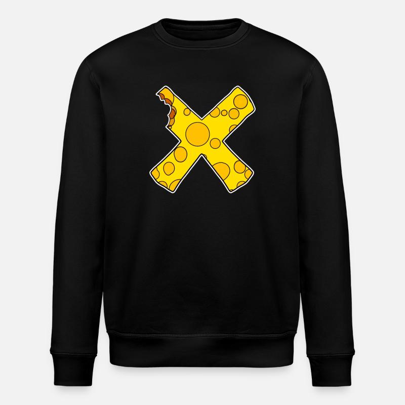Cheese X Cross - Stanley/Stella ROLLER Unisex Organic Sweatshirt - black