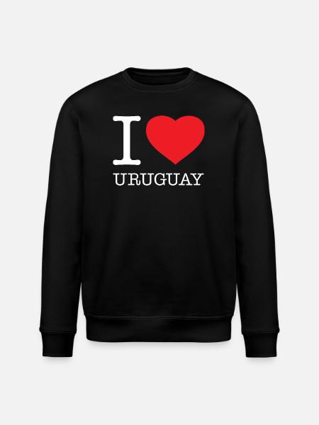 J’AIME L’URUGUAY - Sweat bio ROLLER Stanley/Stella Unisexe - noir