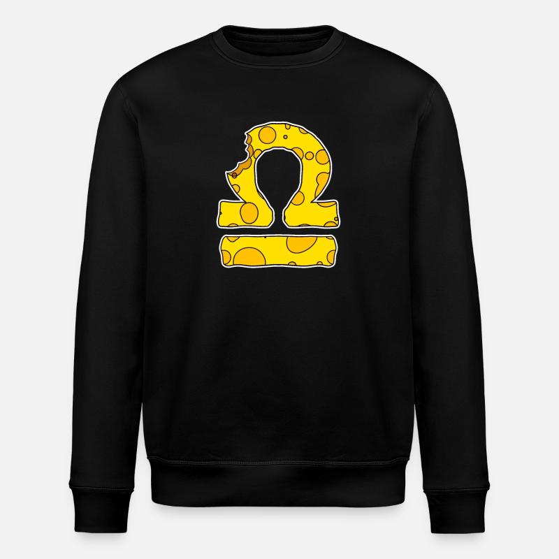 Zodiac sign Libra Symbol - Stanley/Stella ROLLER Unisex Organic Sweatshirt - black