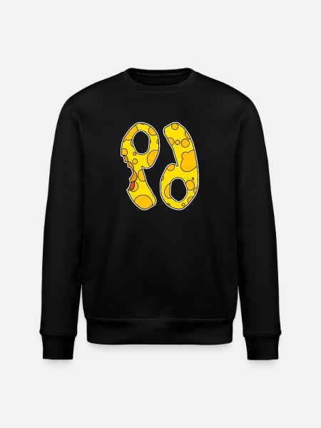 Sternzeichen Krebs Symbol - Stanley/Stella Unisex Bio-Sweatshirt ROLLER - Schwarz