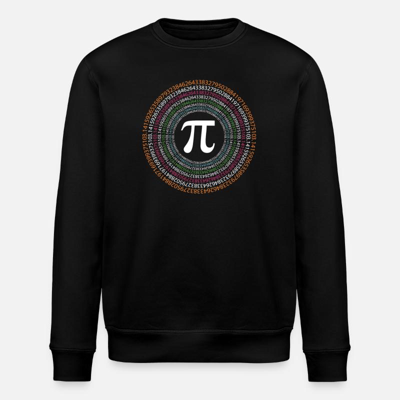 Pi Day - Happy Pi Day - Stanley/Stella ROLLER Unisex Organic Sweatshirt - black