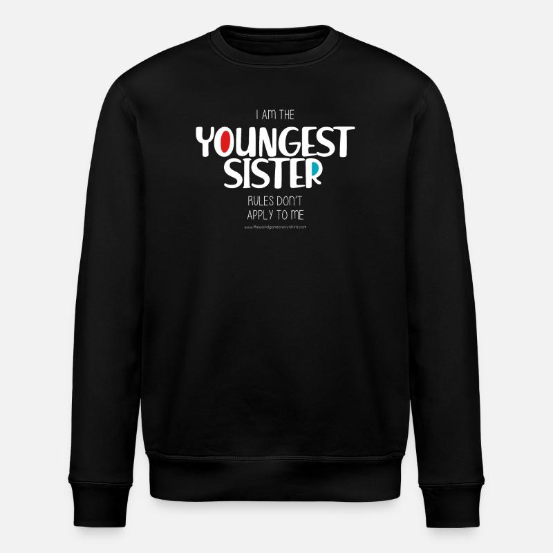 Sœur cadette - Sweat bio ROLLER Stanley/Stella Unisexe - noir