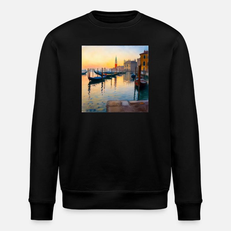 Venice - Stanley/Stella ROLLER Unisex Organic Sweatshirt - black