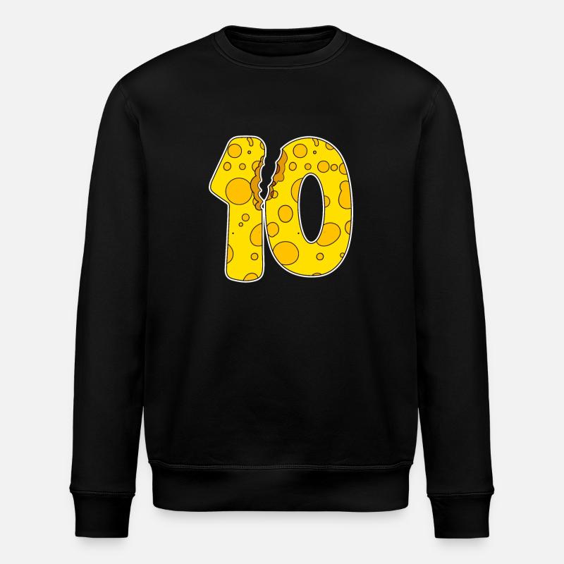 10 ans de Funny Cheese - Sweat bio ROLLER Stanley/Stella Unisexe - noir