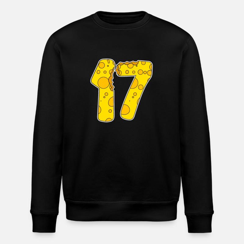 17 ans d’âge Funny Cheese - Sweat bio ROLLER Stanley/Stella Unisexe - noir