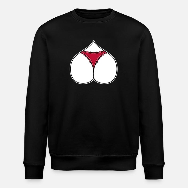 Cul Coeur Amour - Sweat bio ROLLER Stanley/Stella Unisexe - noir