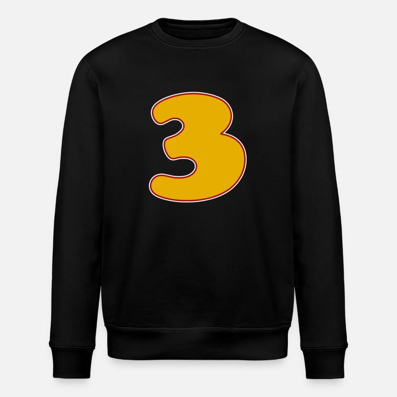 3 - Drei - Stanley/Stella Unisex Bio-Sweatshirt ROLLER - Schwarz
