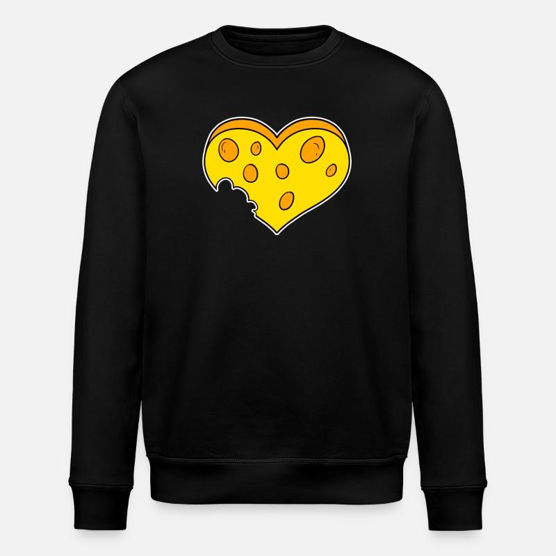 Coeur de fromage - Sweat bio ROLLER Stanley/Stella Unisexe - noir