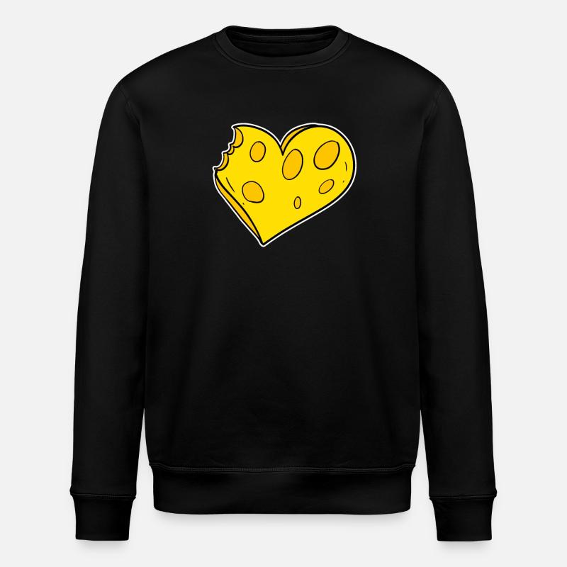 Coeur de fromage - Sweat bio ROLLER Stanley/Stella Unisexe - noir